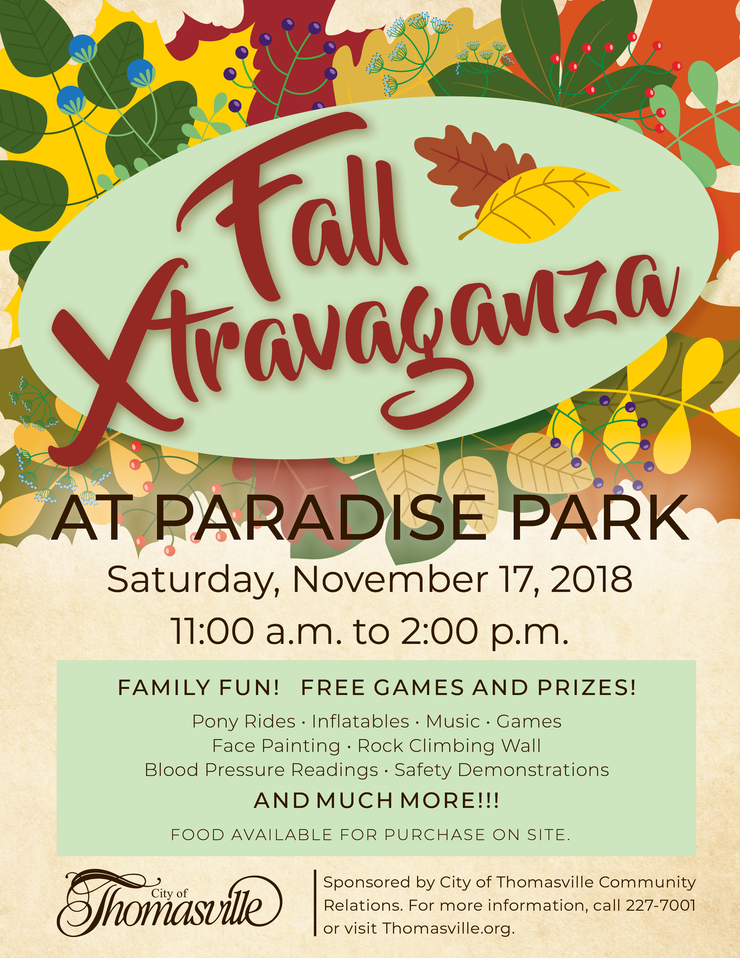 Fall Xtravaganza at Paradise Park Event Photo